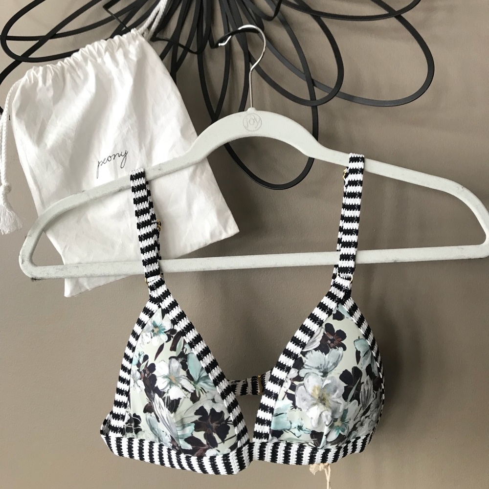 Peony swimwear top